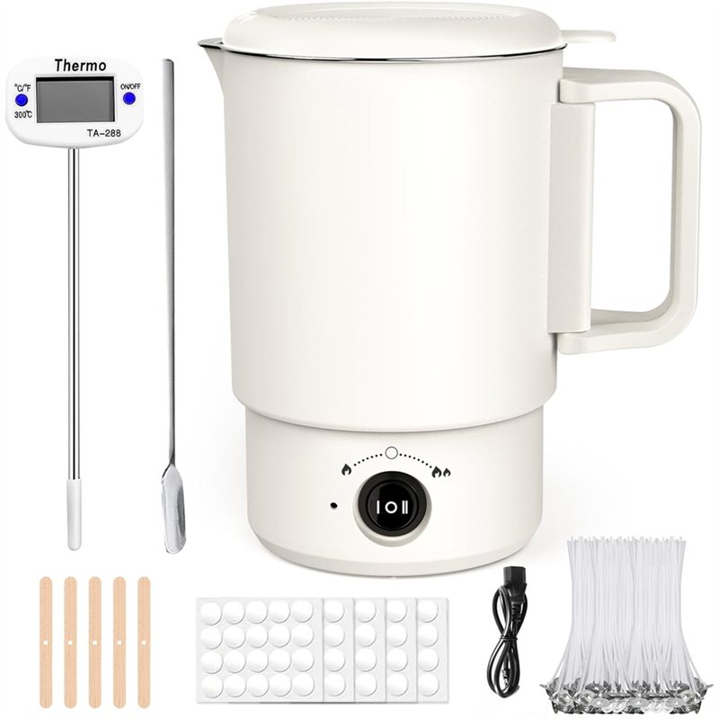 Candle Making Kit For Beginners - Kit de olla eléctrica para derretir