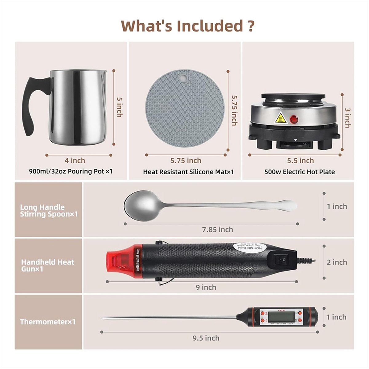 Candle Making Kit For Beginners - Kit para hacer velas, para principiantes,