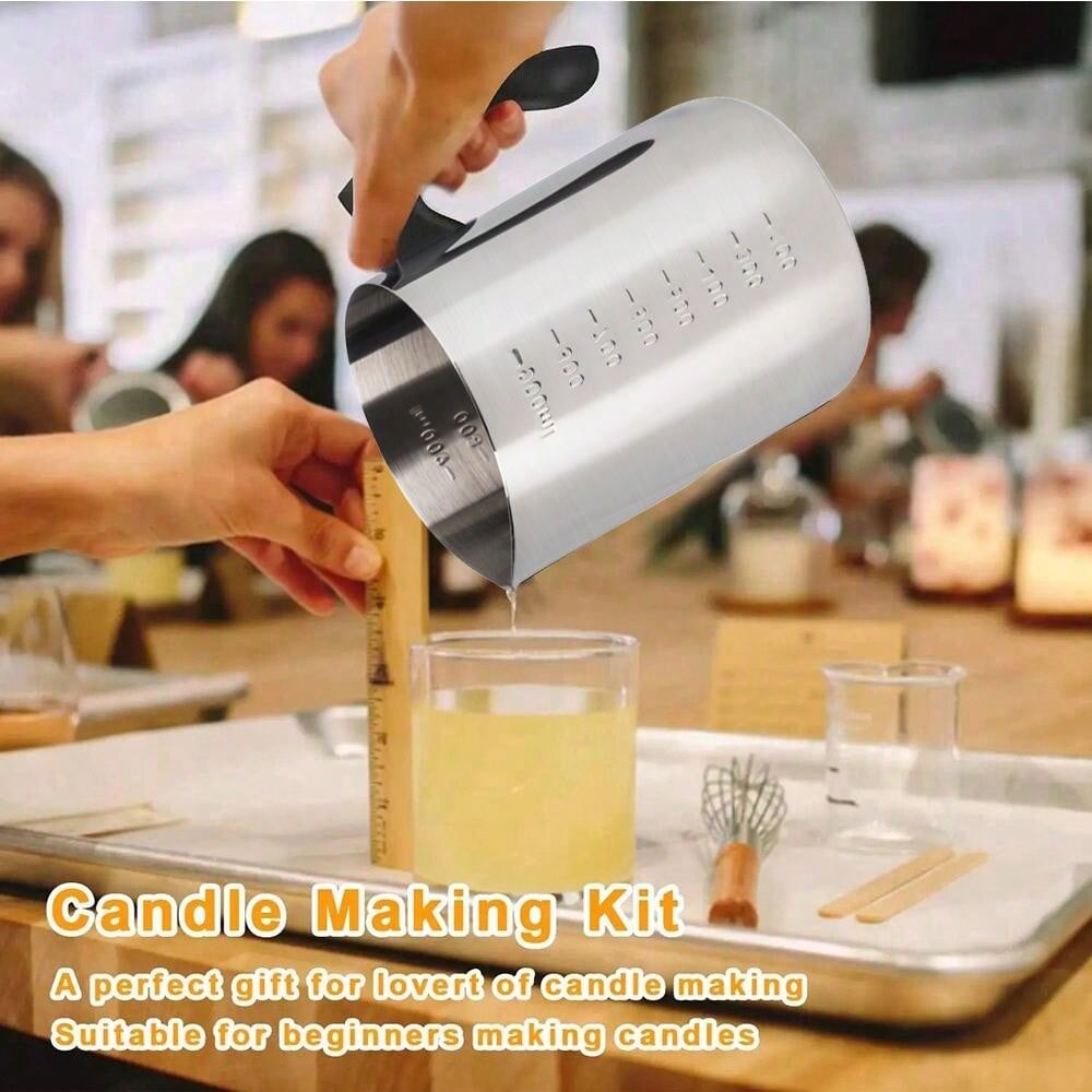 Olla para verter velas con pla - Candle Making Kit For Beginners reseña y precio
