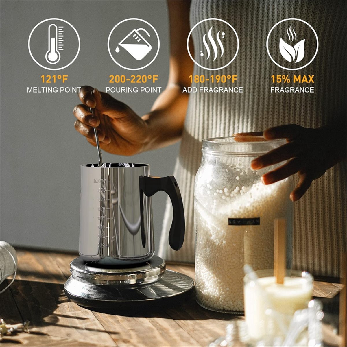 Kit de Suministros para Hacer  - Candle Making Kit For Beginners reseña y precio