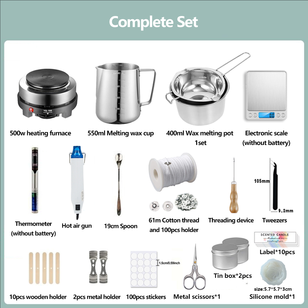 Juego de herramientas de mater - Candle Making Kit For Beginners reseña y precio